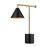 Atlas Lighting Halton 20'' High 1Lt Table Lamp, Black/Black