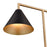 Atlas Lighting Halton 20'' High 1Lt Table Lamp, Black/Black