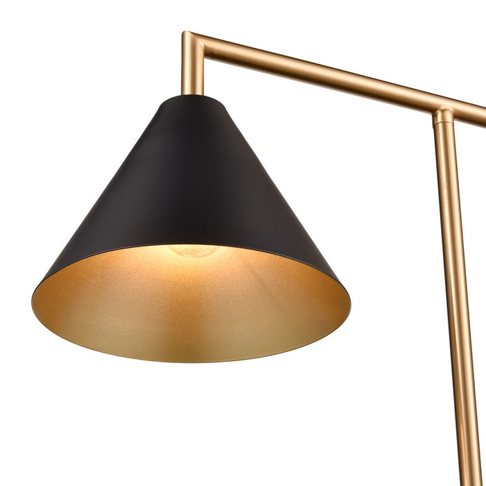Atlas Lighting Halton 20'' High 1Lt Table Lamp, Black/Black