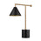 Atlas Lighting Halton 20'' High 1Lt Table Lamp, Black/Black