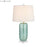 Atlas Lighting Caicos 25'' High 1Lt Table Lamp, Green/White
