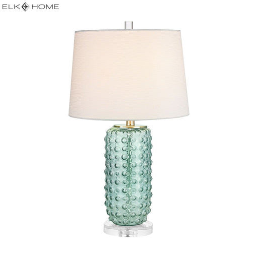 Atlas Lighting Caicos 25'' High 1Lt Table Lamp, Green/White
