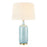 Atlas Lighting Port Isabel 28'' High 1Lt Table Lamp, Blue/Off White