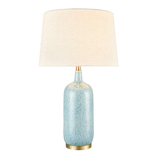 Atlas Lighting Port Isabel 28'' High 1Lt Table Lamp, Blue/Off White