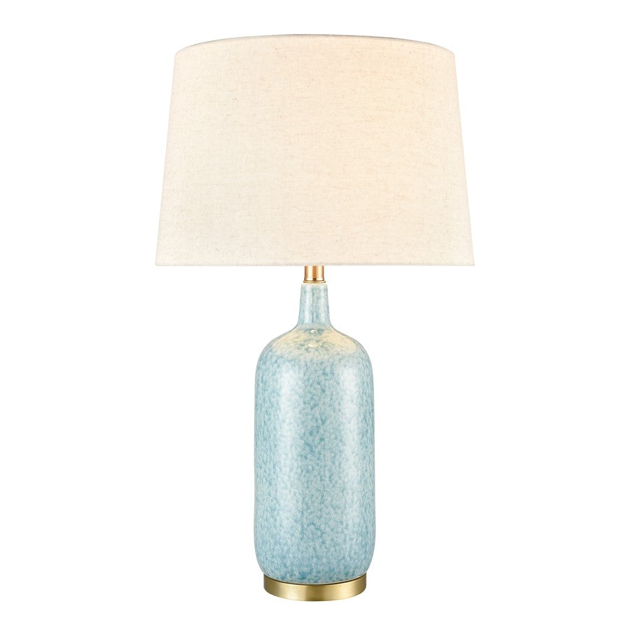 Atlas Lighting Port Isabel 28'' High 1Lt Table Lamp, Blue/Off White