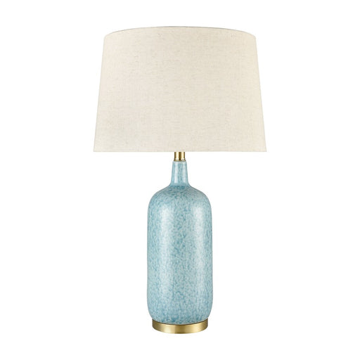 Atlas Lighting Port Isabel 28'' High 1Lt Table Lamp, Blue/Off White