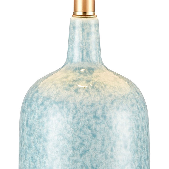 Atlas Lighting Port Isabel 28'' High 1Lt Table Lamp, Blue/Off White