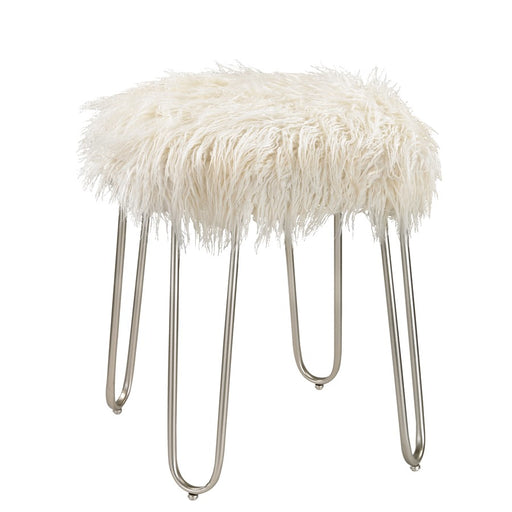 Atlas Lighting Betty Vanity Stool, White