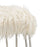 Atlas Lighting Betty Vanity Stool, White