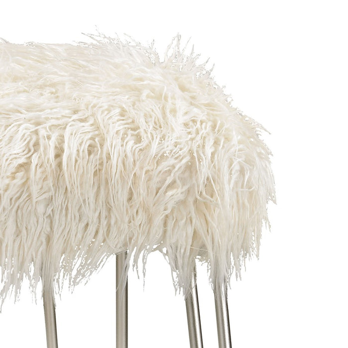 Atlas Lighting Betty Vanity Stool, White