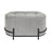 Atlas Lighting Brida Ottoman, Gray
