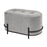Atlas Lighting Brida Ottoman, Gray