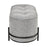 Atlas Lighting Brida Ottoman, Gray