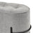 Atlas Lighting Brida Ottoman, Gray