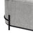 Atlas Lighting Brida Ottoman, Gray