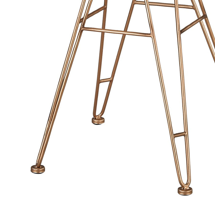 Atlas Lighting Jette Chair, Rose Gold