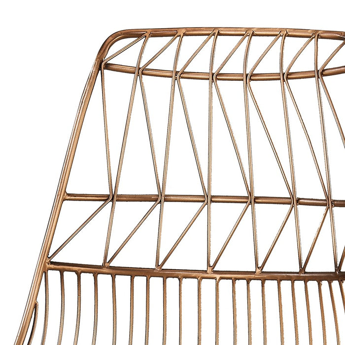 Atlas Lighting Jette Chair, Rose Gold