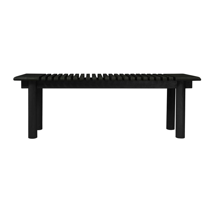 Atlas Lighting Keller Bench, Shou Sugi Ban