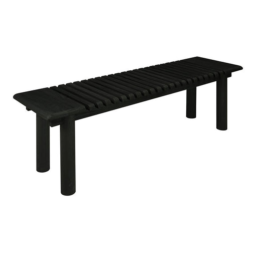 Atlas Lighting Keller Bench, Shou Sugi Ban