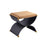 Atlas Lighting Layla Accent Stool, Blackened Bronze