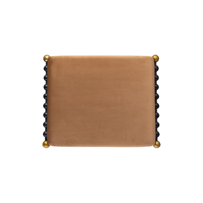 Atlas Lighting Layla Accent Stool, Blackened Bronze