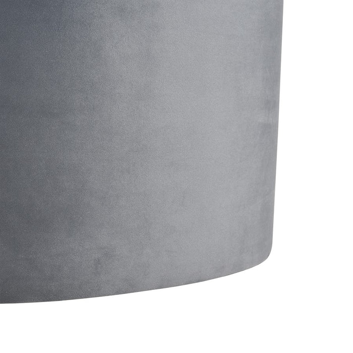 Atlas Lighting Linder Storage Ottoman, Charcoal
