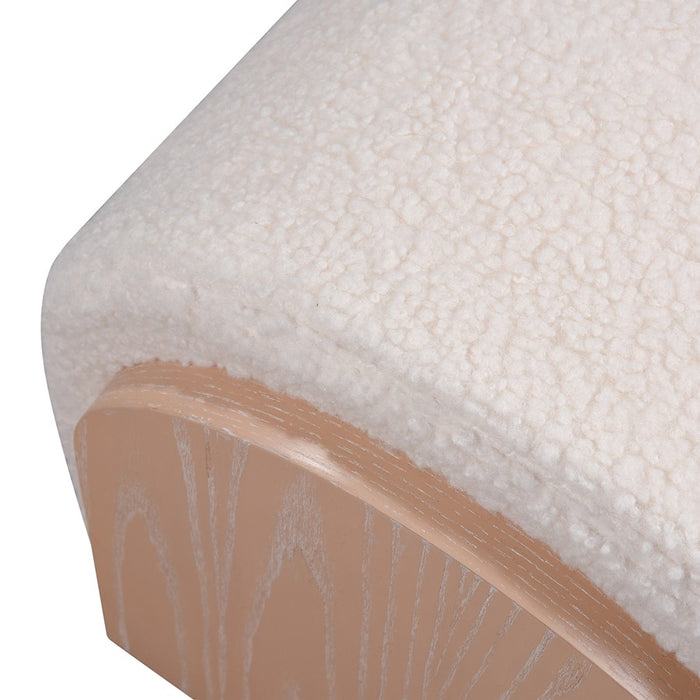 Atlas Lighting Marko Stool,Lt Oak