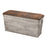 Atlas Lighting Norfolk Bench, Galvanized