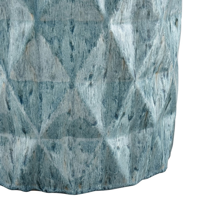 Atlas Lighting Olmedo Accent Stool, Seaglass Glazed