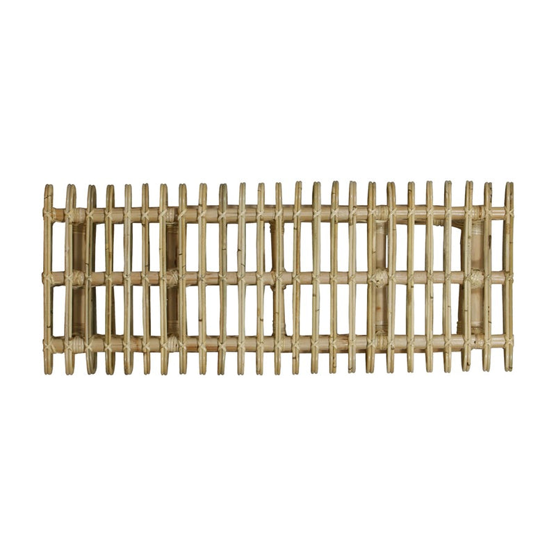 Atlas Lighting Rendra Bench | Natural Rattan Transitional | Living Room & Hallway Seating | 39.5 x 15.75 x 19.25 in | Model SE11049-01