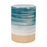 Atlas Lighting Roe Bay Accent Stool, Blue Glazed