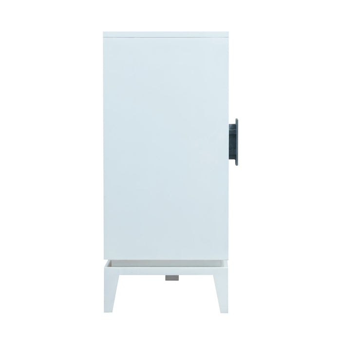 Atlas Lighting Asanso Credenza, 4 Door White