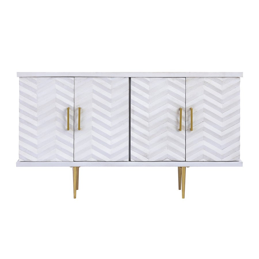 Atlas Lighting Brendle Credenza, Whitewash