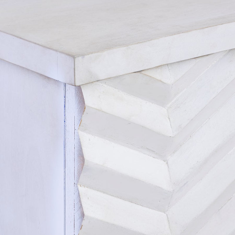 Atlas Lighting Brendle Credenza, Whitewash