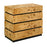 Atlas Lighting Bromo Chest, Large, Natural Burl