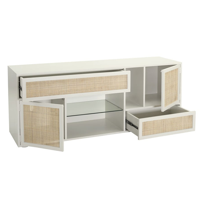 Atlas Lighting Clearwater Credenza, White
