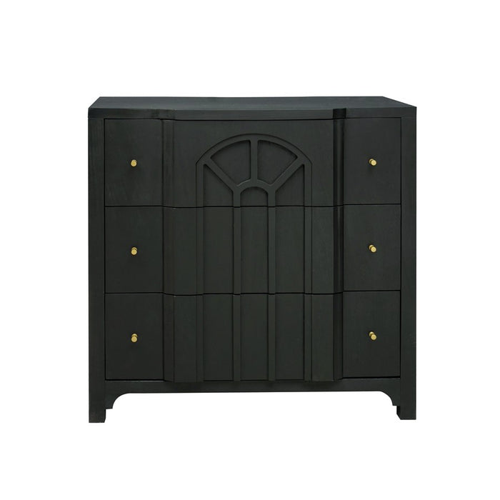 Atlas Lighting Conrad Chest, Kettle Black