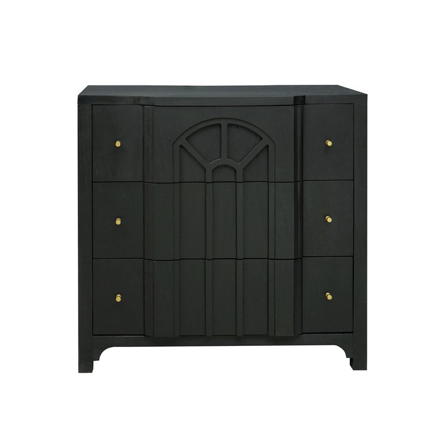 Atlas Lighting Conrad Chest, Kettle Black