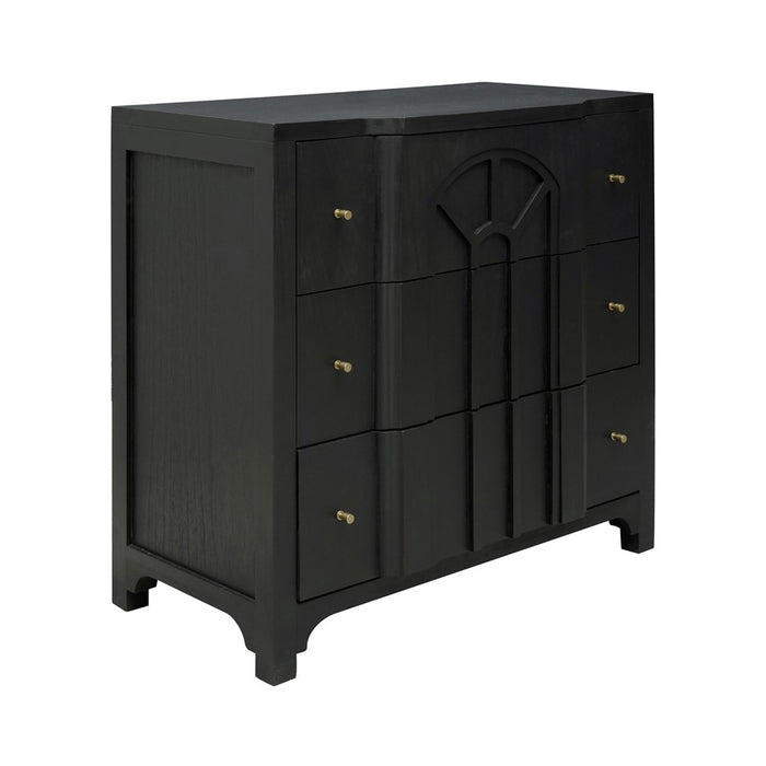 Atlas Lighting Conrad Chest, Kettle Black