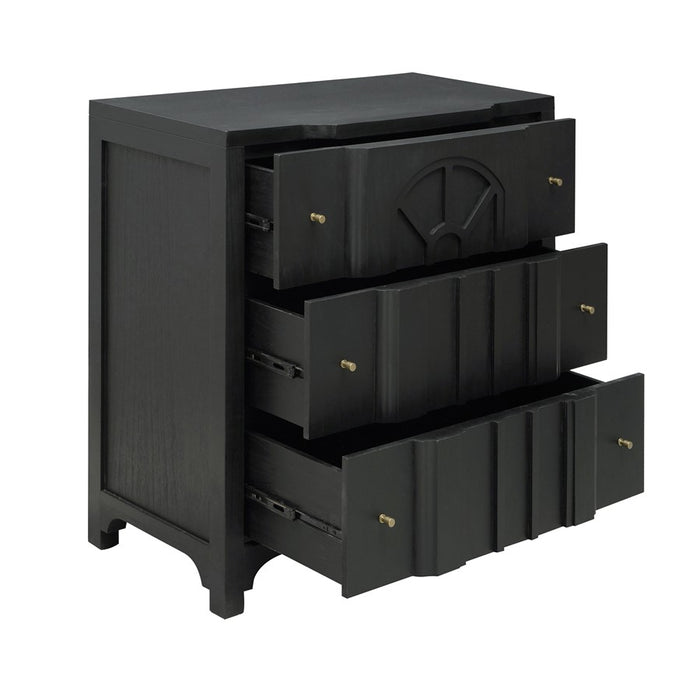 Atlas Lighting Conrad Chest, Kettle Black