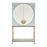 Atlas Lighting Gabe Bar Cabinet, Blue