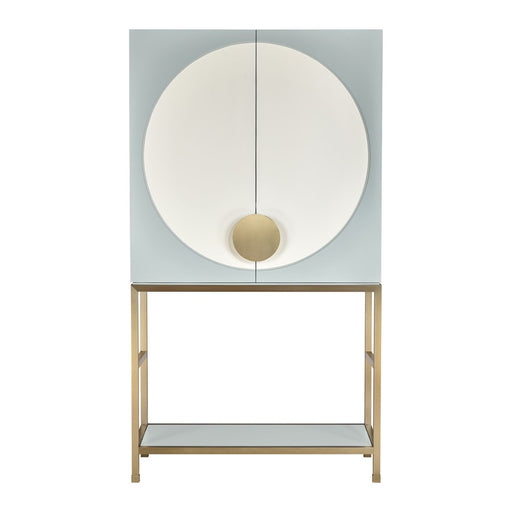 Atlas Lighting Gabe Bar Cabinet, Blue