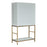 Atlas Lighting Gabe Bar Cabinet, Blue