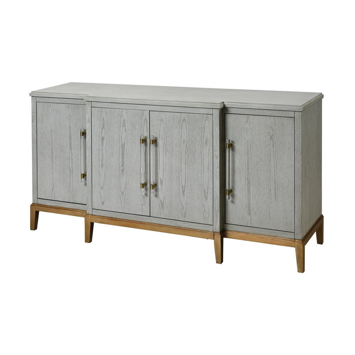 Atlas Lighting Geneva Media Console Gray
