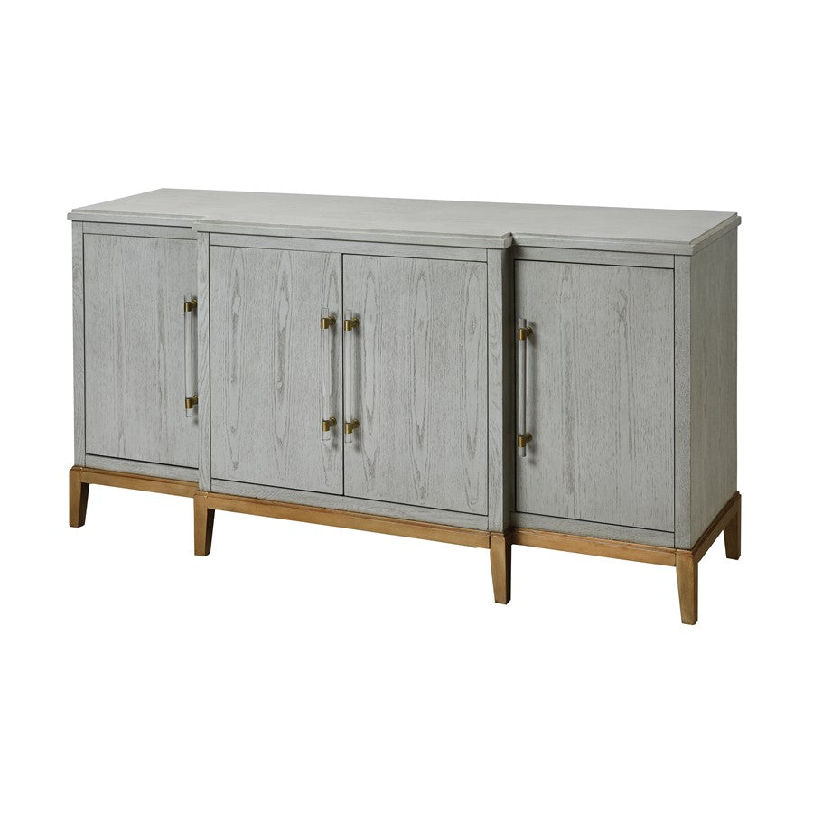 Atlas Lighting Geneva Media Console Gray