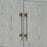 Atlas Lighting Geneva Media Console Gray