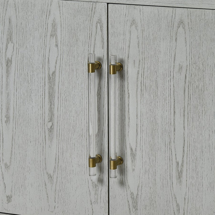 Atlas Lighting Geneva Media Console Gray