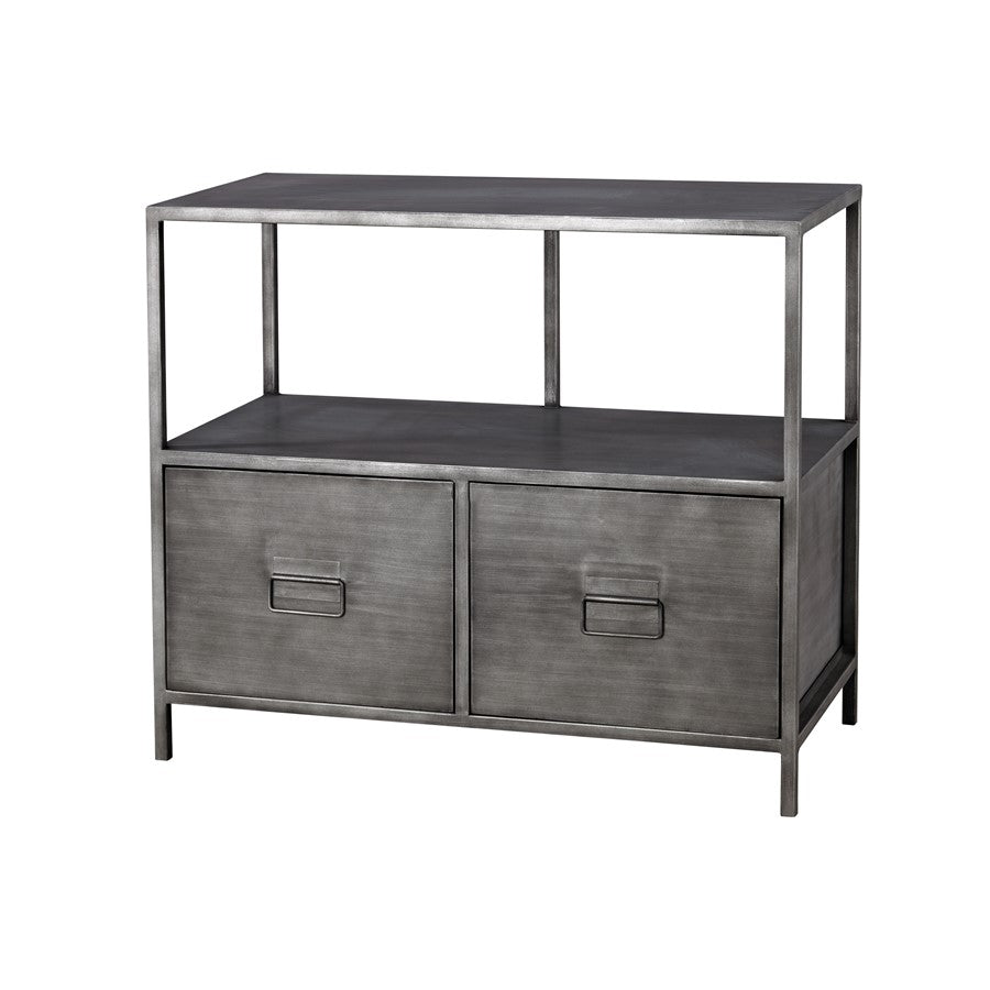Atlas Lighting Gunthery Media Console Graphite