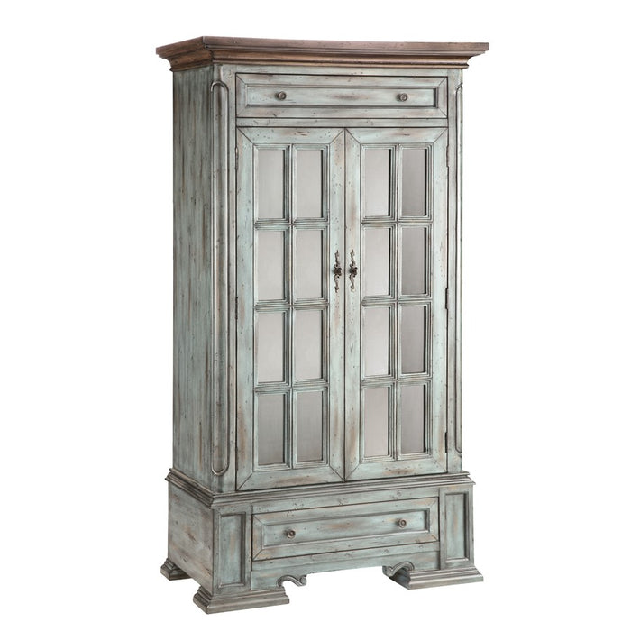 Atlas Lighting Hartford Cabinet, Tall Blue