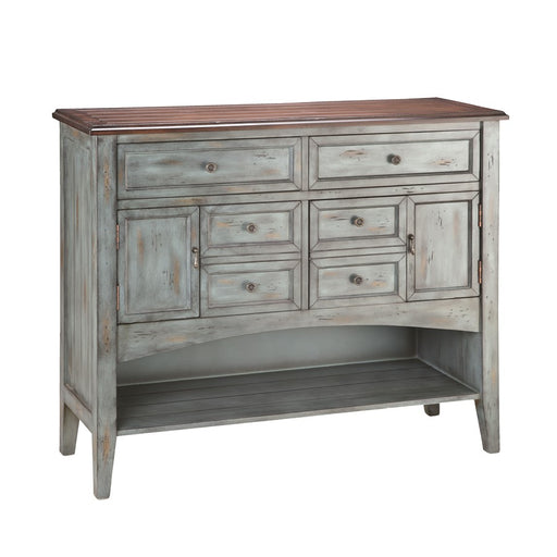 Atlas Lighting Hartford Chest, 6 Drawer Short, Blue